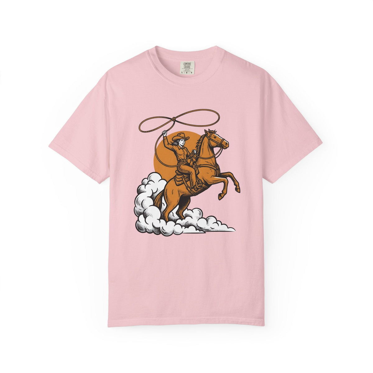Cowgirl Horse Shirt Ranch Gift for Women Sketch Tee product image 3