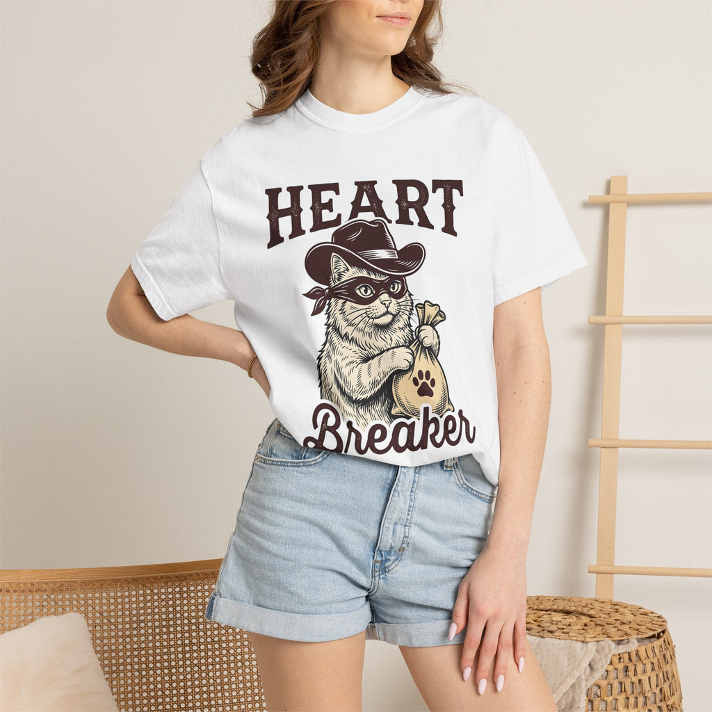 Cowboy Cat Shirt Humor Unisex Gift Vintage Tee Kitty product image 6