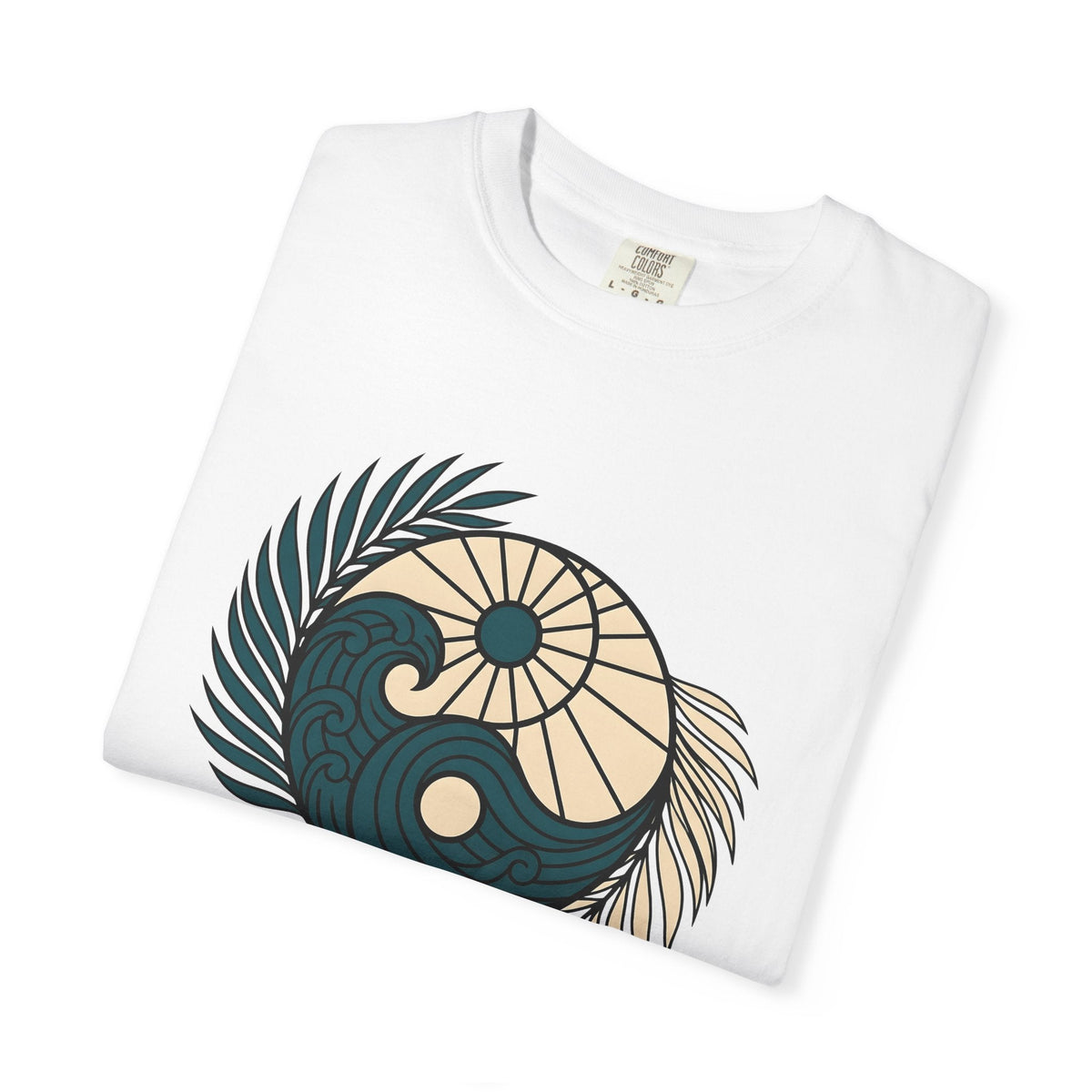 Ocean Sun Tree Shirt Sports Coastal Unisex Gift Rustic Tee product image 5