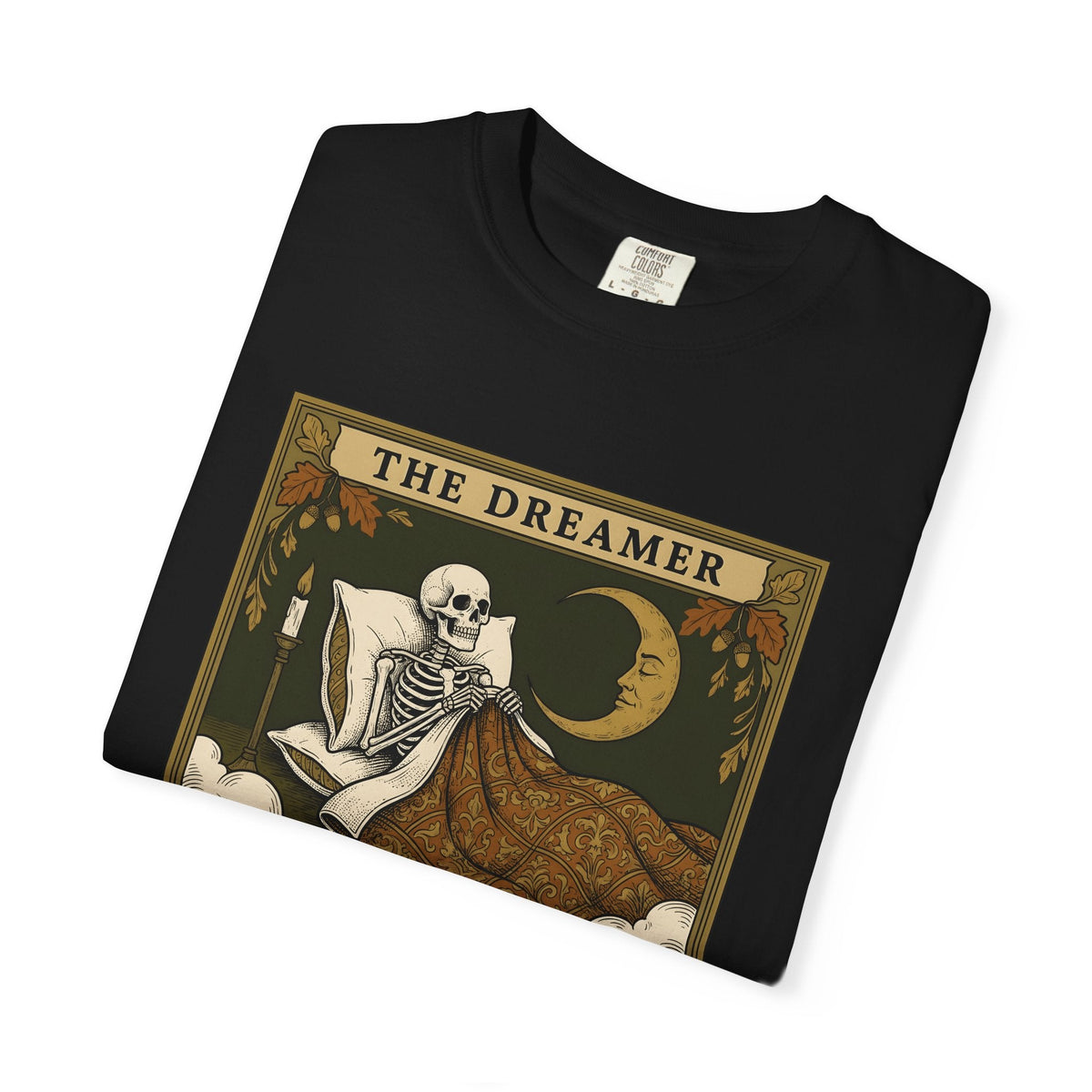 Skeleton Bed Shirt Boho Chic Gothic Unisex Gift Vintage Tee product image 15