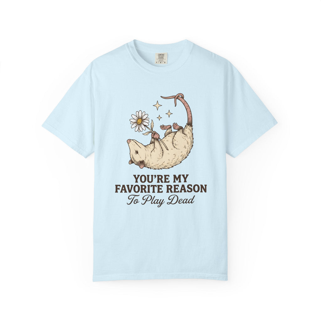 Possum Bloom Shirt Valentine Nature Unisex Gift Line Art product image 2