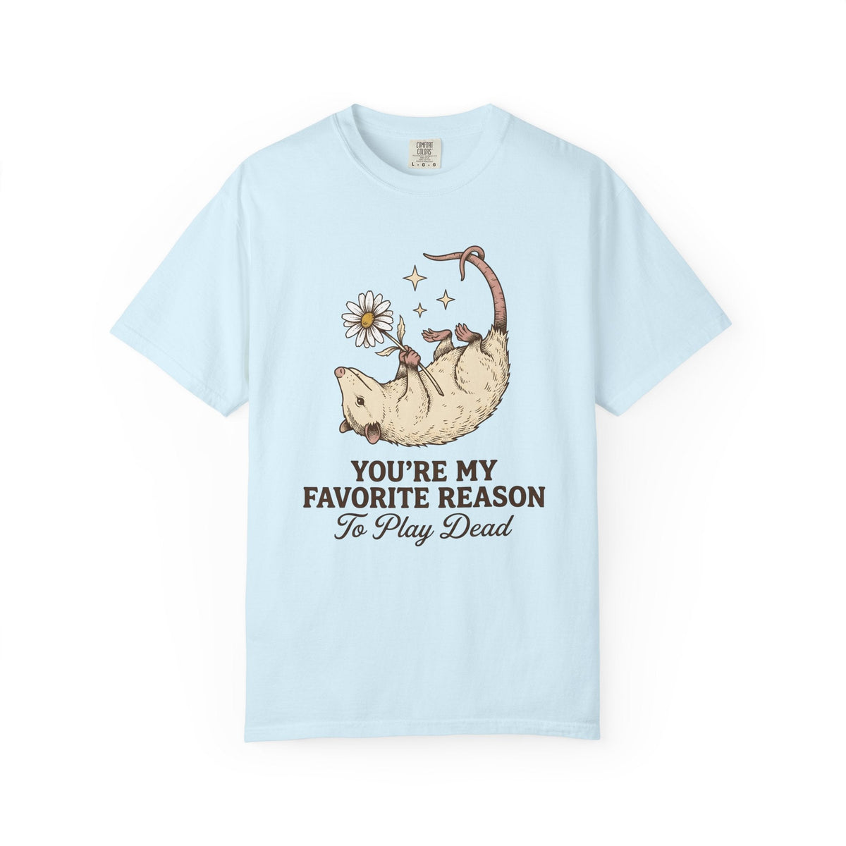 Possum Bloom Shirt Valentine Nature Unisex Gift Line Art product image 2