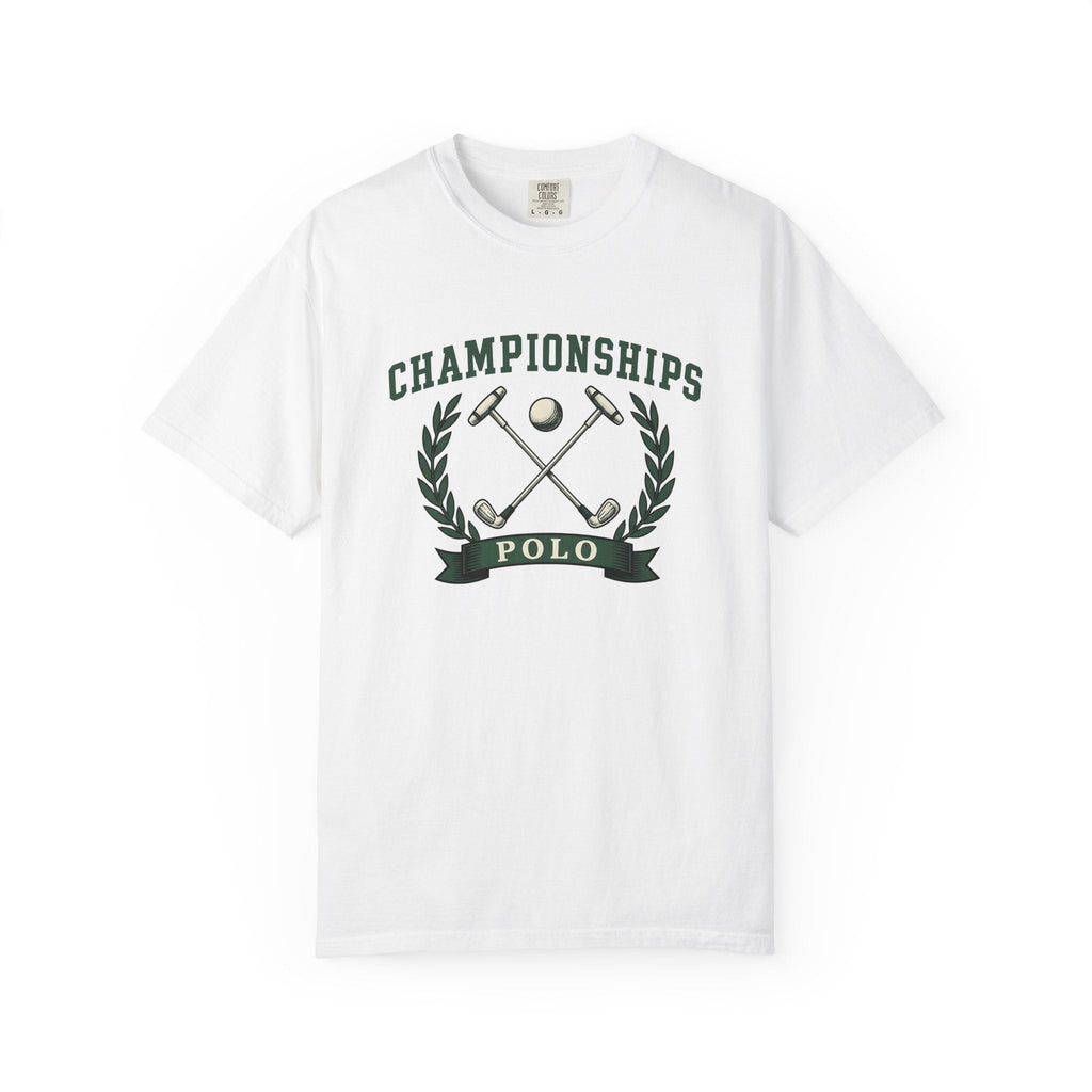Polo Mallets Shirt Competition Unisex Gift Rustic Tee product image 1