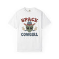 Alien Cowboy Hat Shirt Cowgirl Cosmos Gift for Women Animated Tee Space Hat