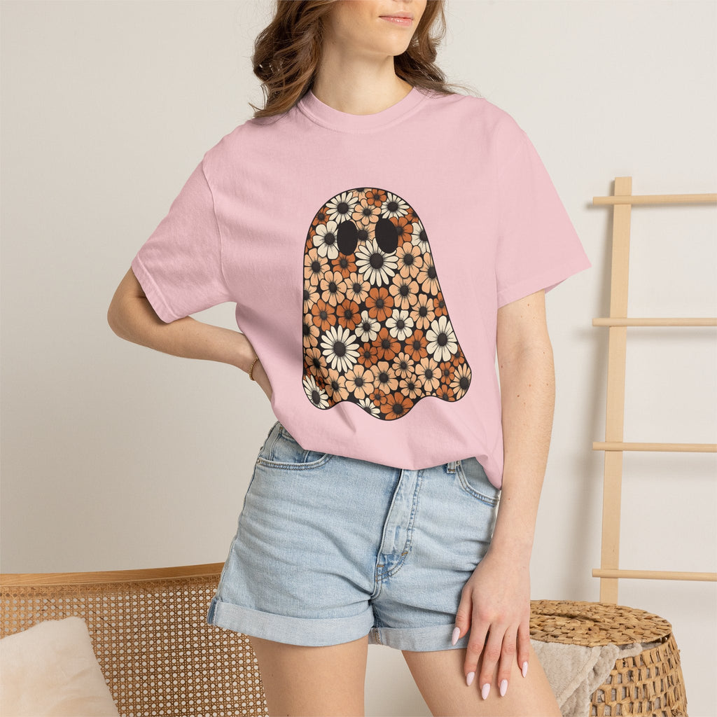 Garden Ghost Shirt Halloween Flora Unisex Gift Folk Tee product image 13