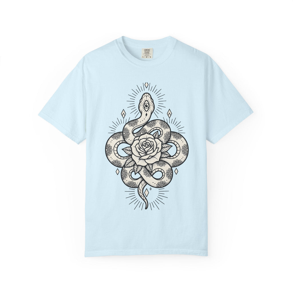 Serpent Flower Shirt Boho Chic Magic Unisex Gift Ink Tee product image 2