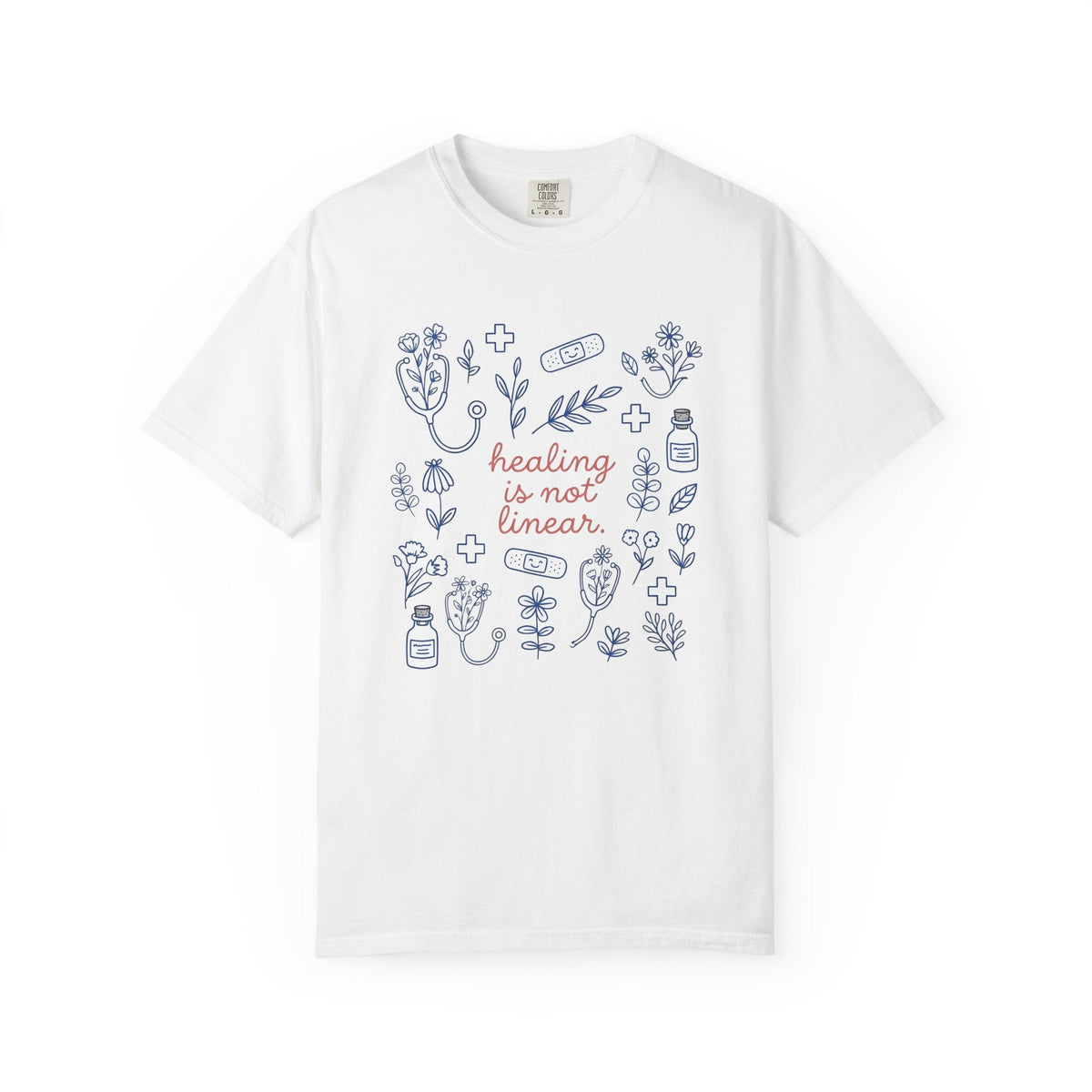 Stethoscope Flowers Shirt Nurses Fitness Unisex Gift Line product image 1