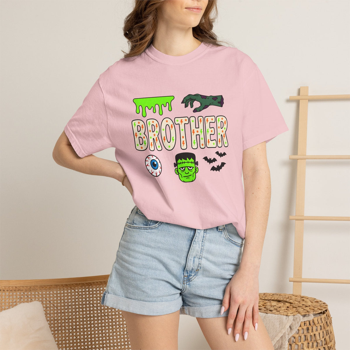 Scary Face Shirt Halloween Group Unisex Gift Comic Tee product image 13