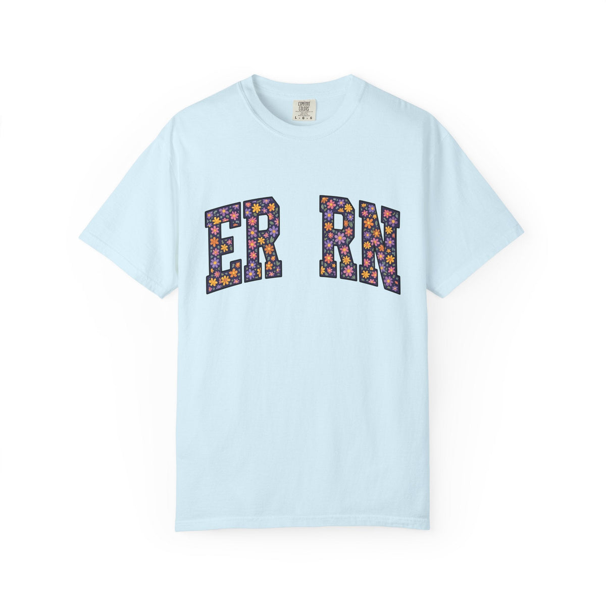 Flower Monogram Shirt Nurses Gratitude Unisex Gift Strong product image 2