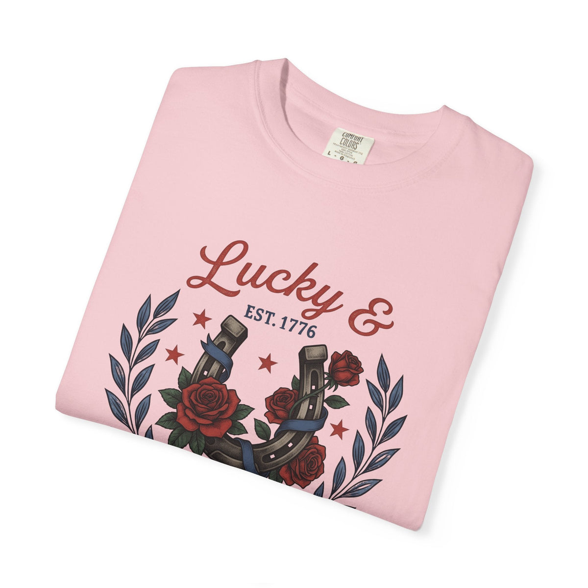 Horseshoe Petals Shirt America Liberty Unisex Gift product image 11