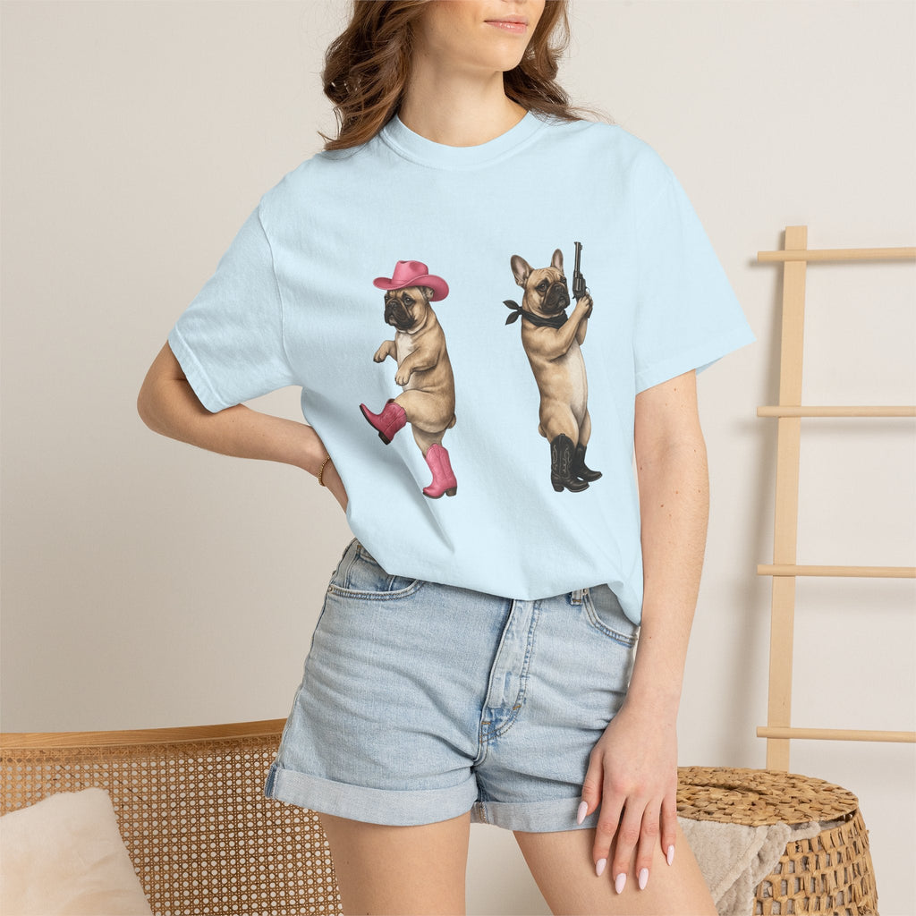 French Bulldog Shirt Cowgirl Animal Gift for Women Lifelike product image 9