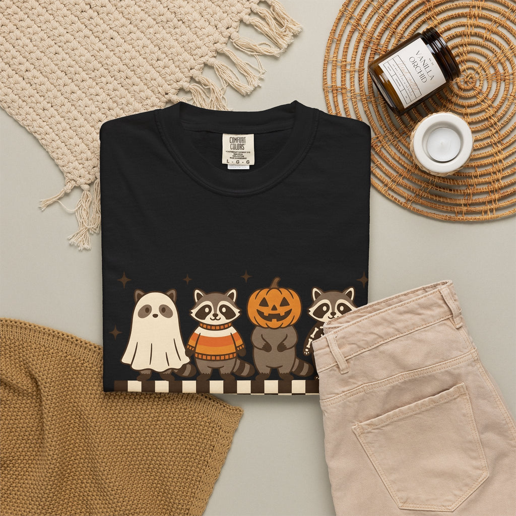 Raccoon Outfits Shirt Halloween Wildlife Unisex Gift Cute product image 16