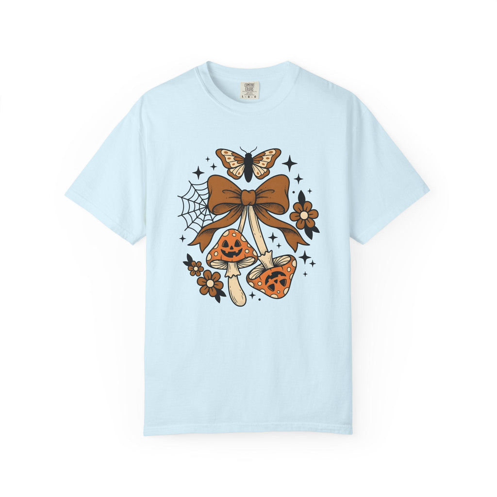 Jack O Lantern Fungi Ink T-Shirt – Dark Halloween Mushroom product image 2