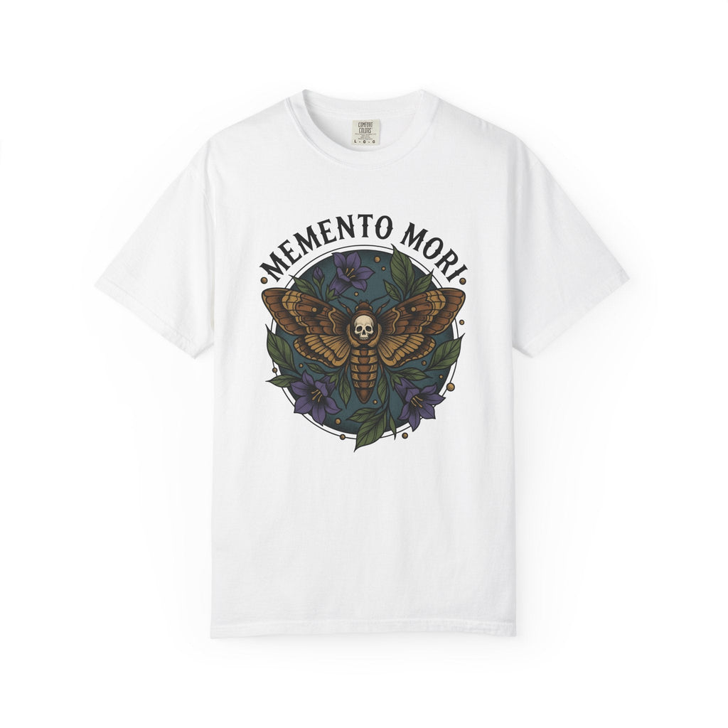 Death Moth Shirt Gothic Floral Gift Women Tattoo Tee product image 1