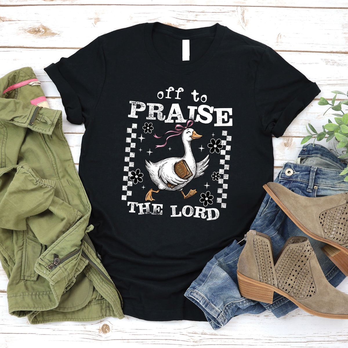 Off To Praise The Lord Tee