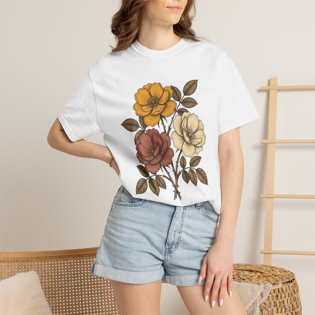 Antique Floral Arrangement Shirt Boho Chic Plants Unisex product image 6