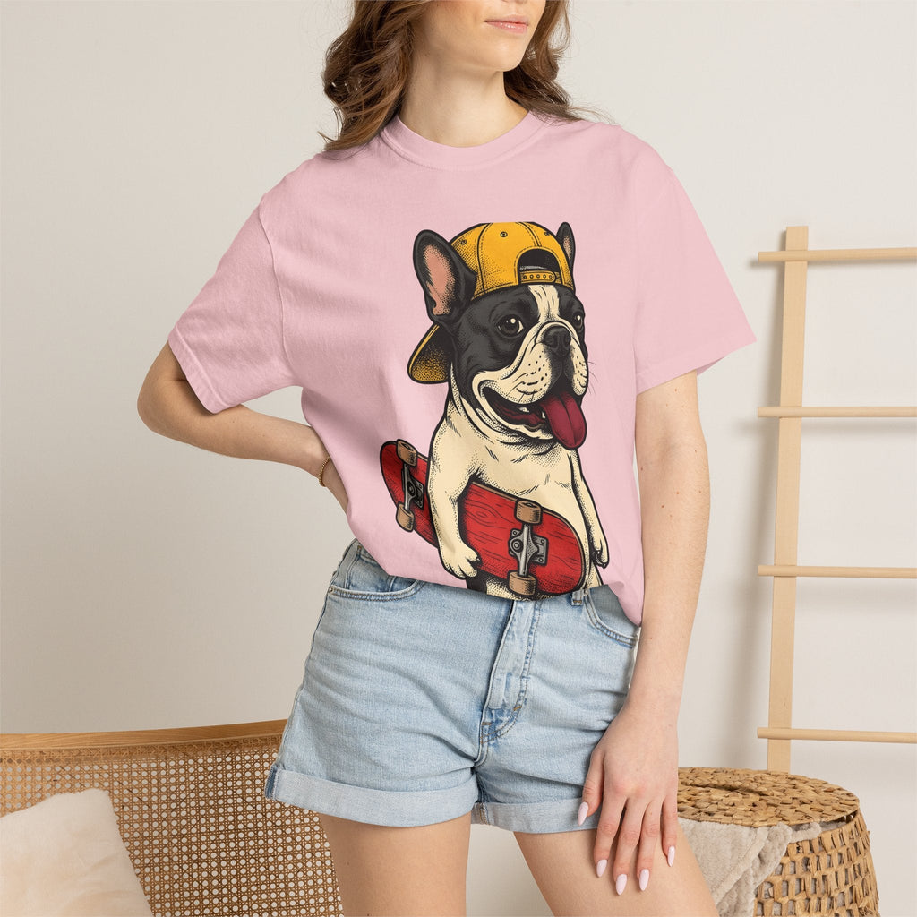 French Bulldog Shirt Dog Sports Gift Women Cartoon Tee product image 12