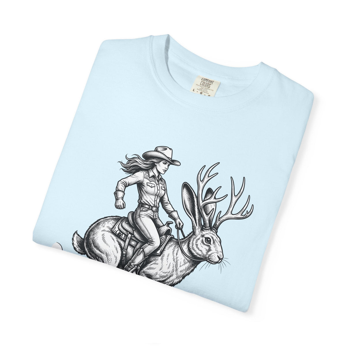 Jackalope Cowgirl Shirt Cowboy Gift for Women Sketch Tee product image 8