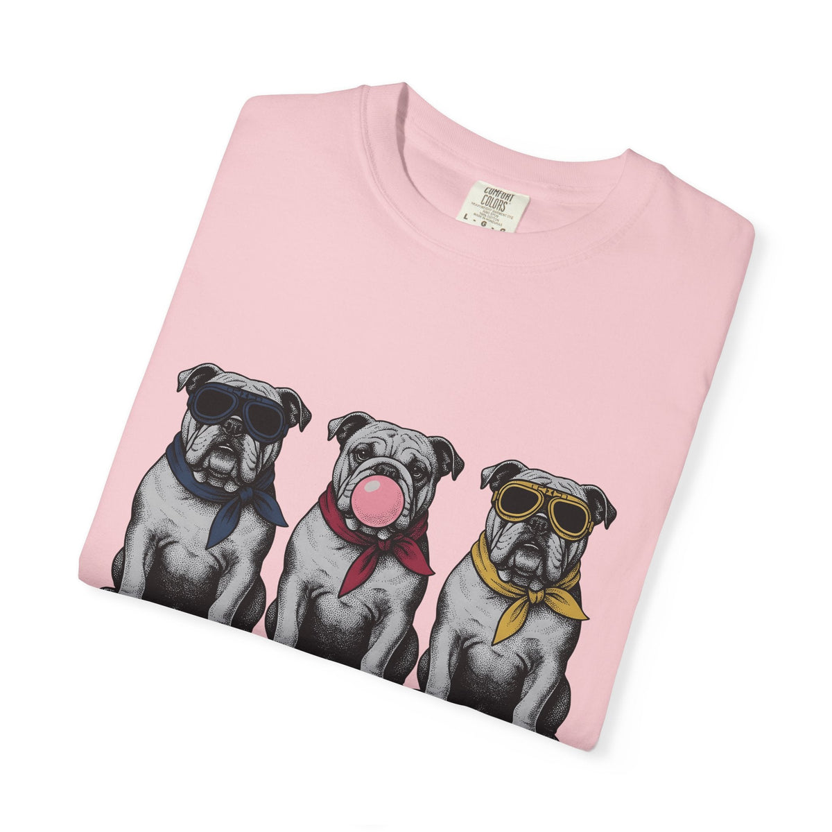 Bulldog Pack Shirt Dog Funny Gift Women Retro Tee T-Shirt product image 11