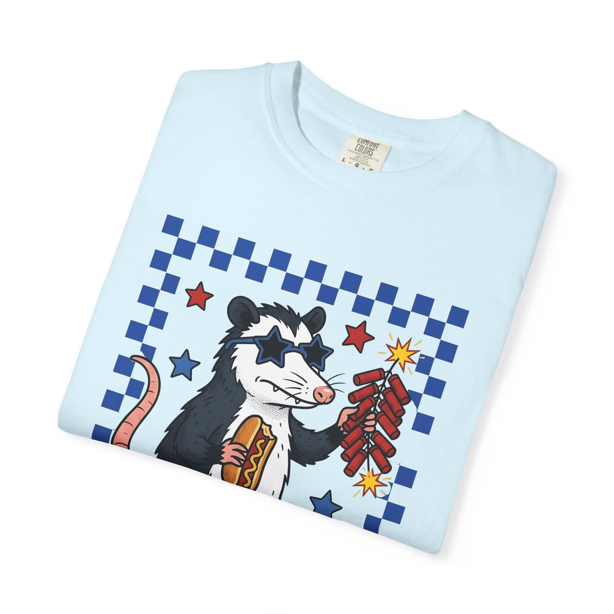 Possum Firework Shirt America 4Th Of July Holiday Unisex product image 8