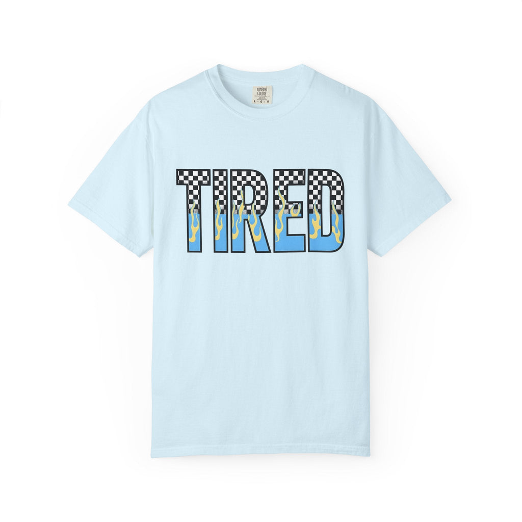 Checkered Fire Lettering Shirt Moms Comedy Gift for Women product image 2