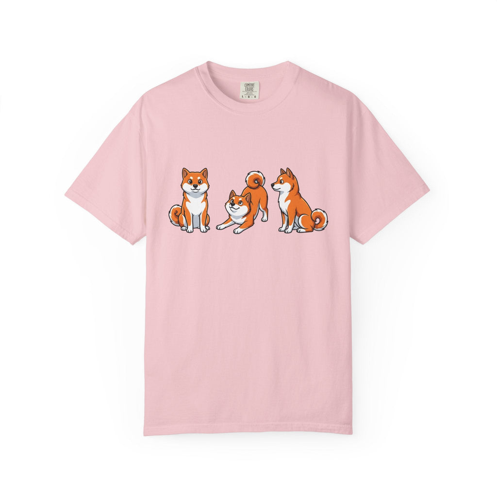 Shiba Inu Dogs Shirt Dog Fauna Unisex Gift Line Art Tee product image 3