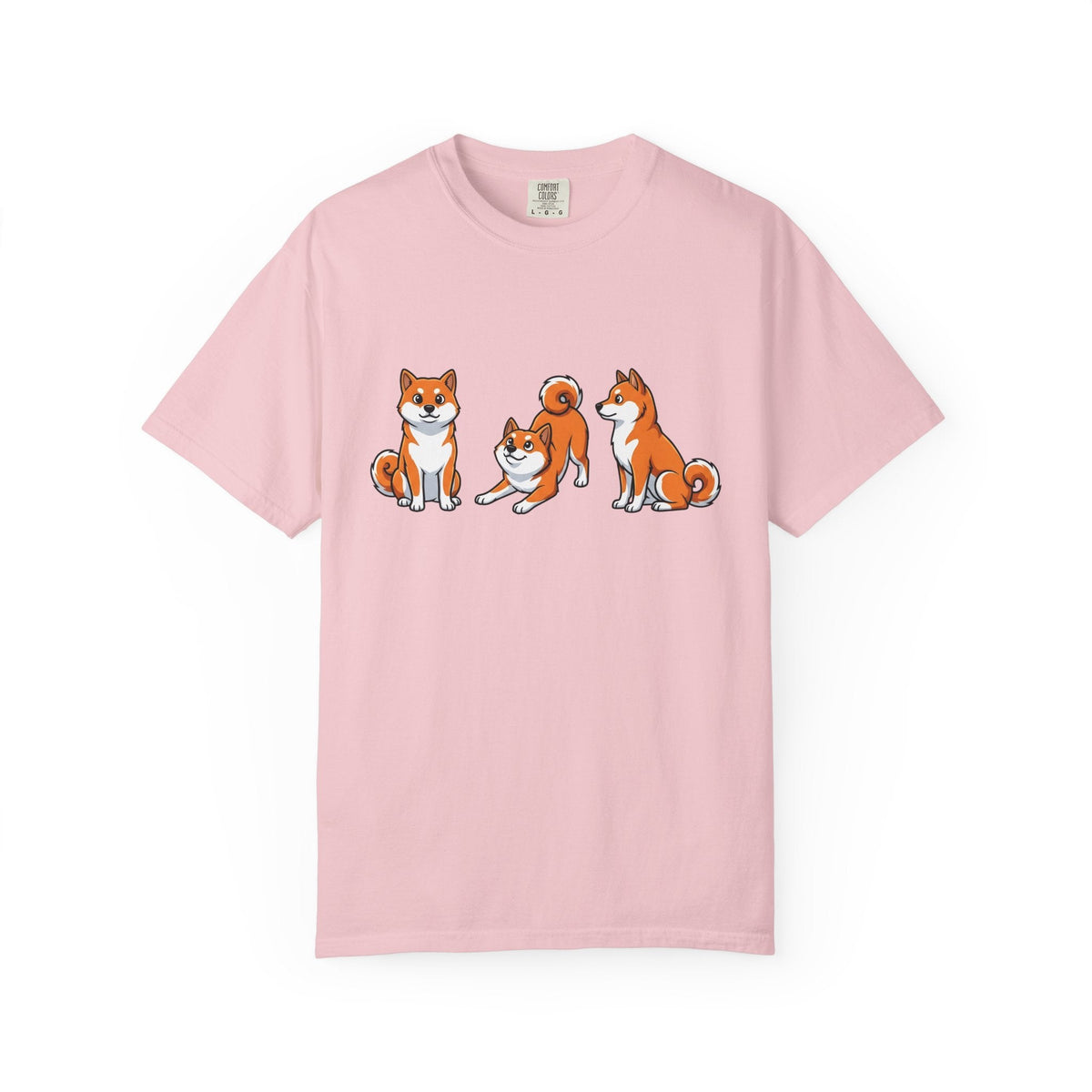 Shiba Inu Dogs Shirt Dog Fauna Unisex Gift Line Art Tee product image 3
