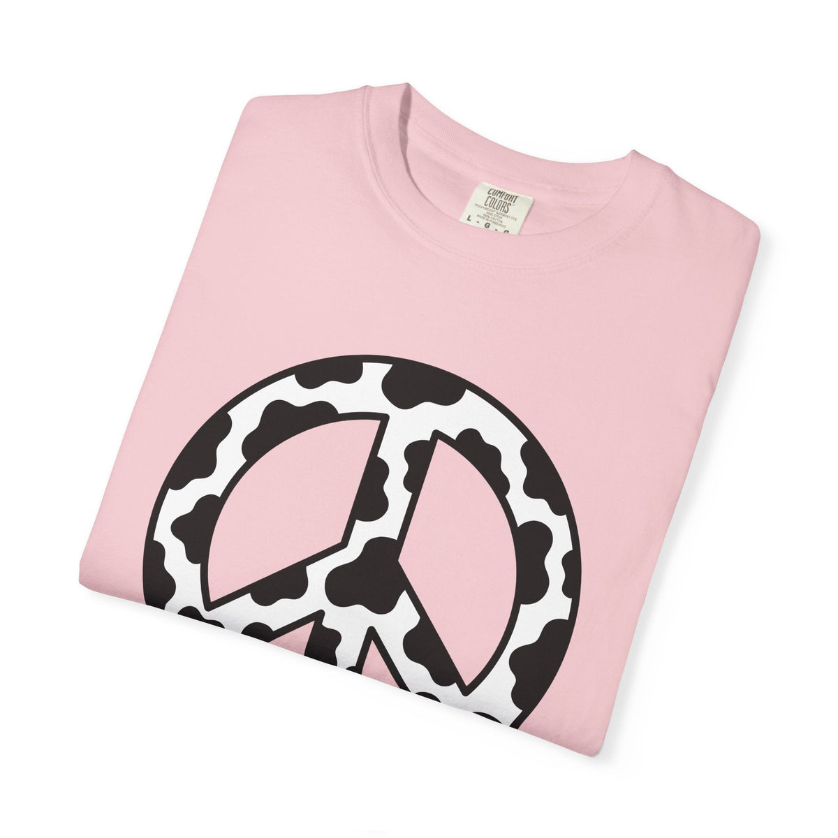 Cow Pattern Peace Symbol Shirt Cowgirl Boho Gift Women product image 11