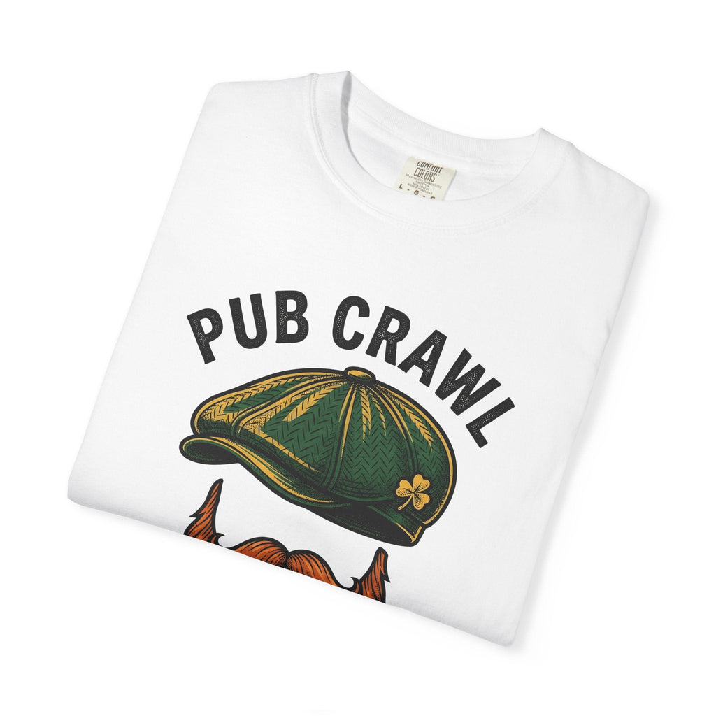 Leprechaun Hat Beard Shirt St Patrick's Day Drinking Unisex Gift Vintage Tee Top