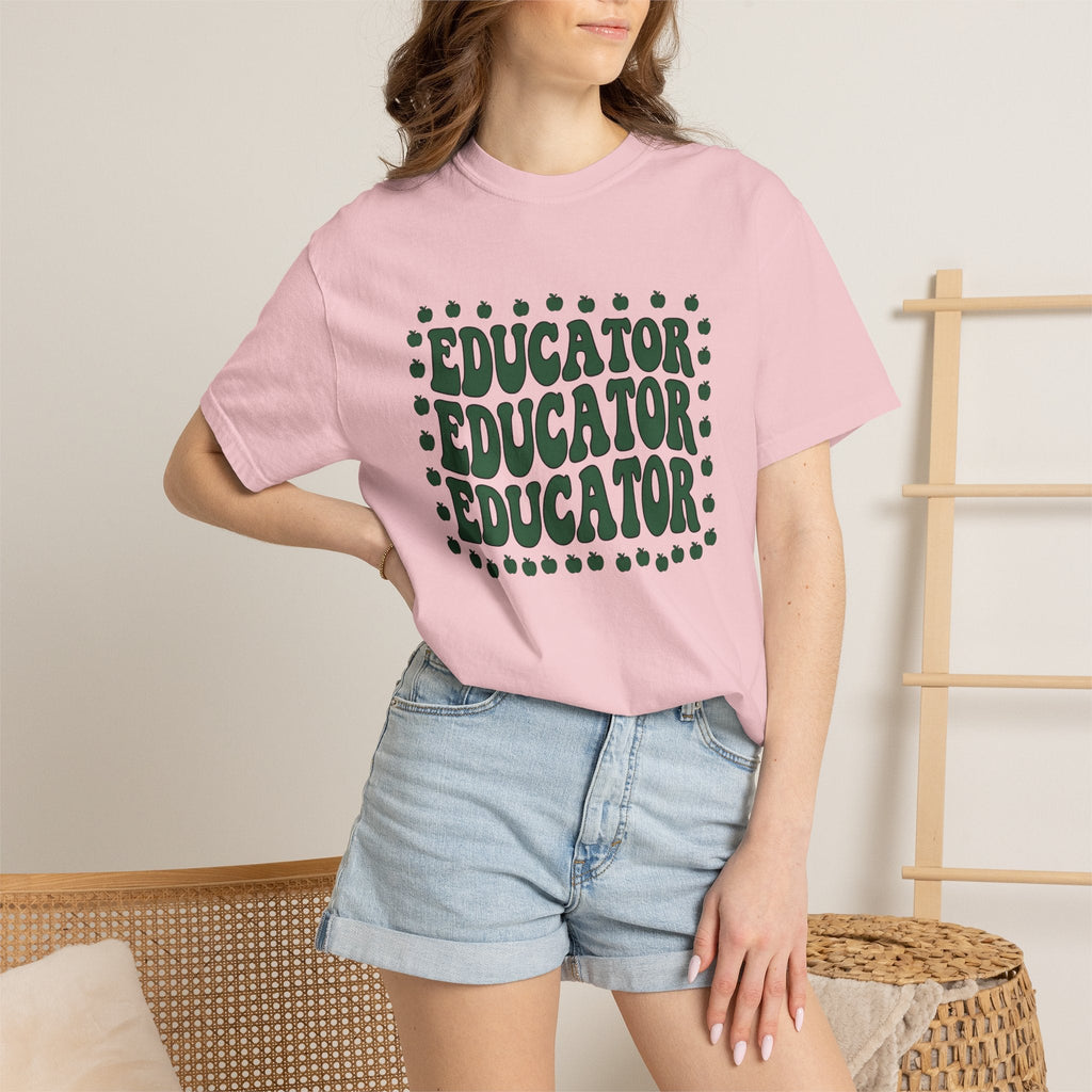 Apple Graphic Shirt Teachers School Unisex Gift Groovy Tee product image 12