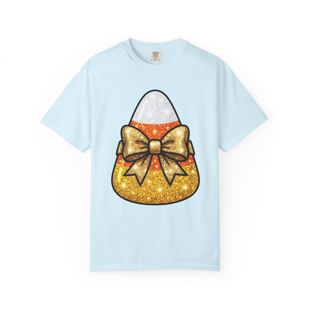 Candy Corn Shirt Halloween Treats Unisex Gift Shimmer Tee product image 2