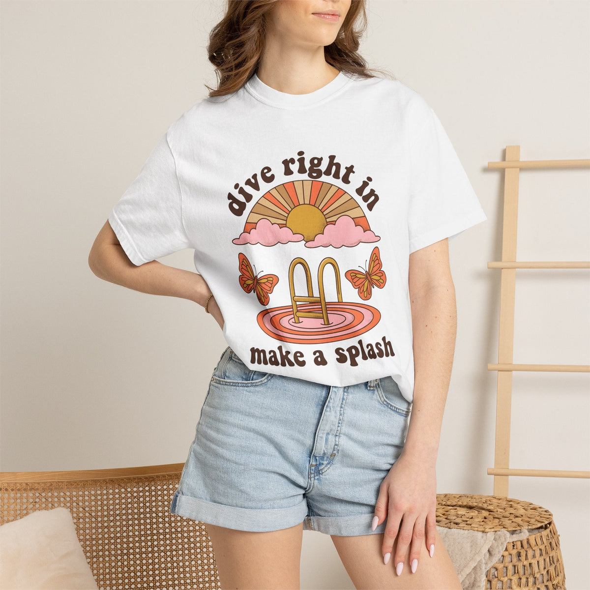 Swimming Ladder Shirt Sports & Activities Water Unisex Gift product image 6