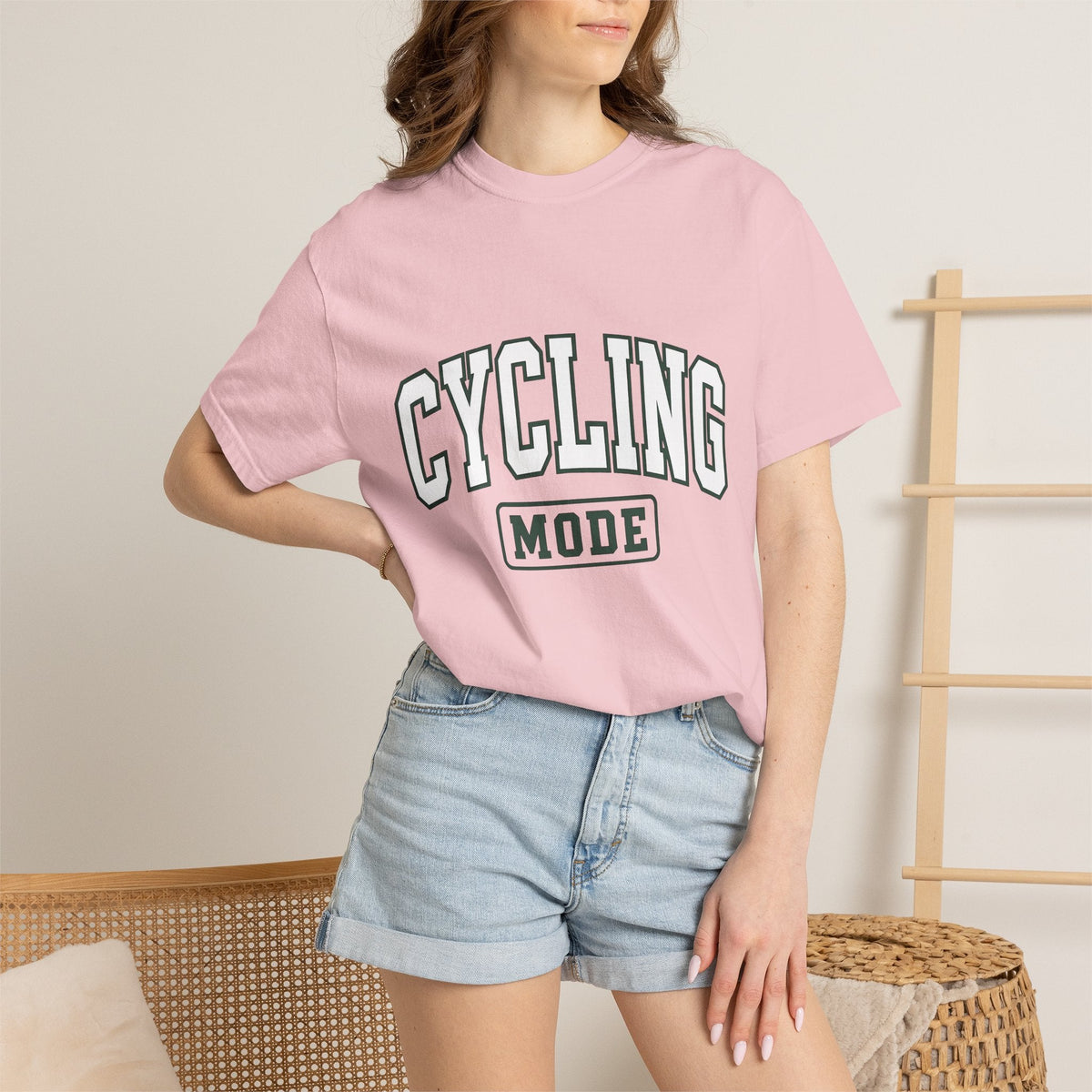 Team Text Shirt Cycling Training Unisex Gift Thick Font Tee product image 12
