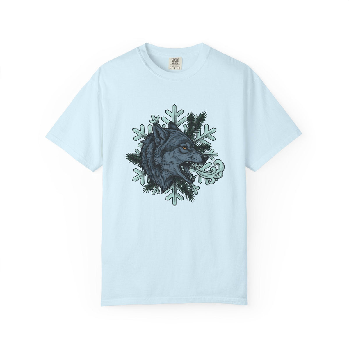 Wolf Head Shirt Winter Animal Unisex Gift Tattoo Style Tee product image 2