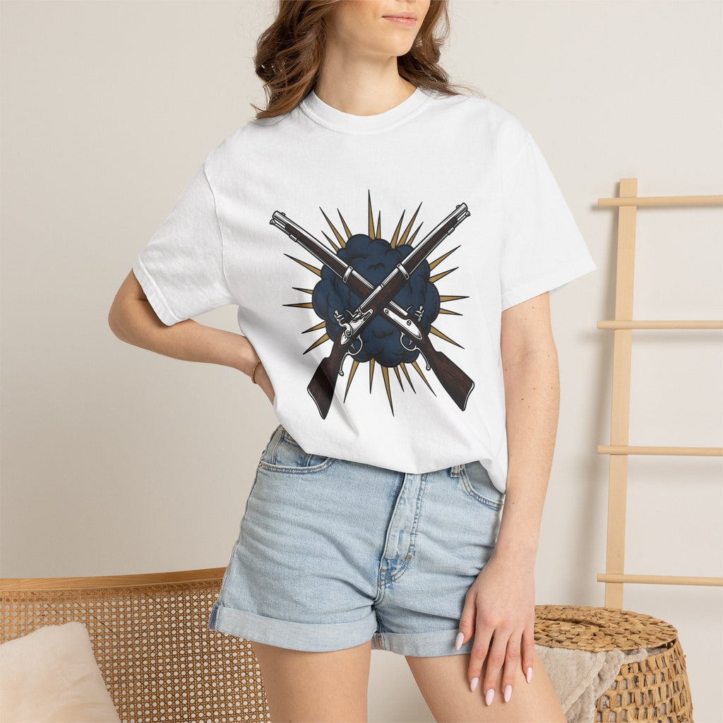 Crossed Rifles Shirt America Nationalism Unisex Gift product image 6
