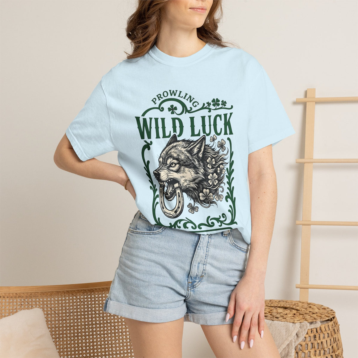 Wolf Head Shirt St Patrick's Day Animal Unisex Gift Tattoo product image 9