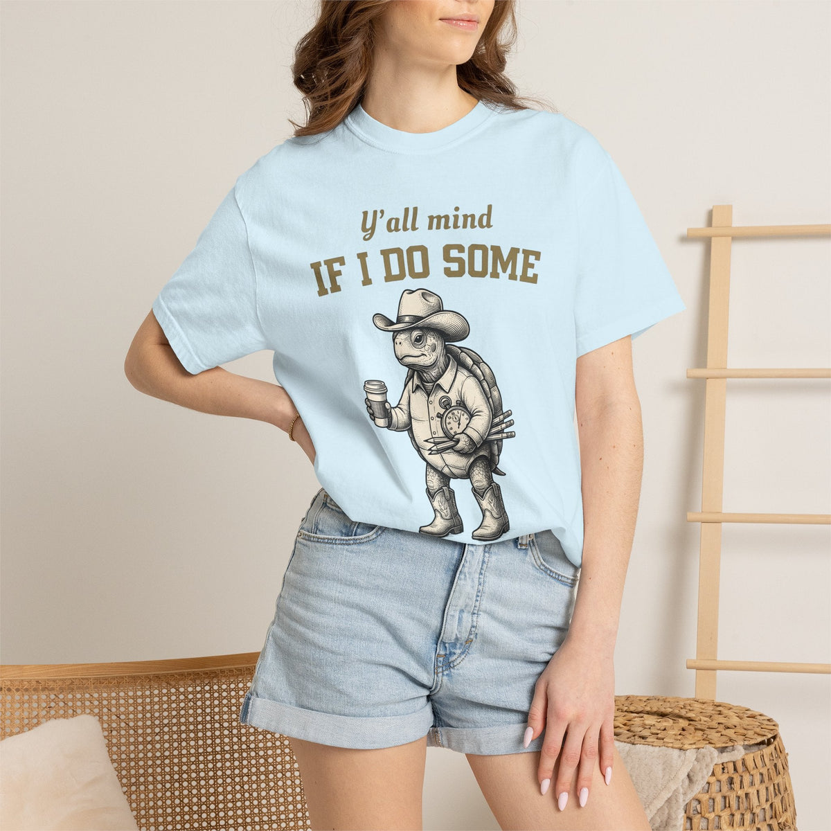 Western Turtle Shirt Teachers Jokes Unisex Gift Retro Tee product image 9