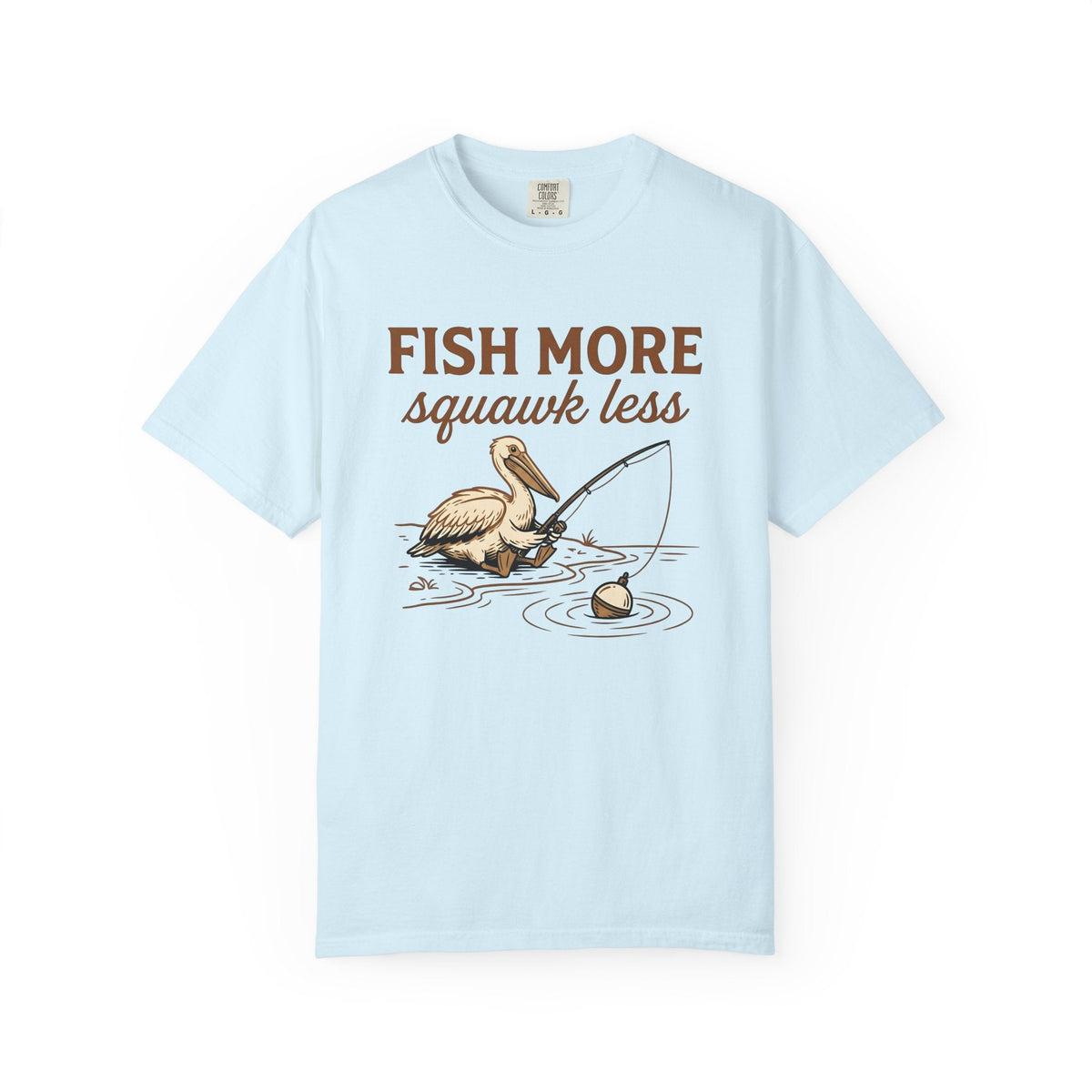 Pelican Fishing Shirt Outdoors Unisex Gift Cartoon Tee product image 2