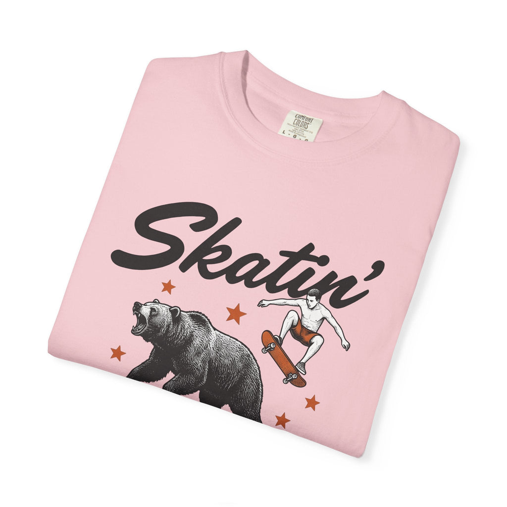 Skateboarding Bear Shirt America Skate Unisex Gift Sketch product image 11