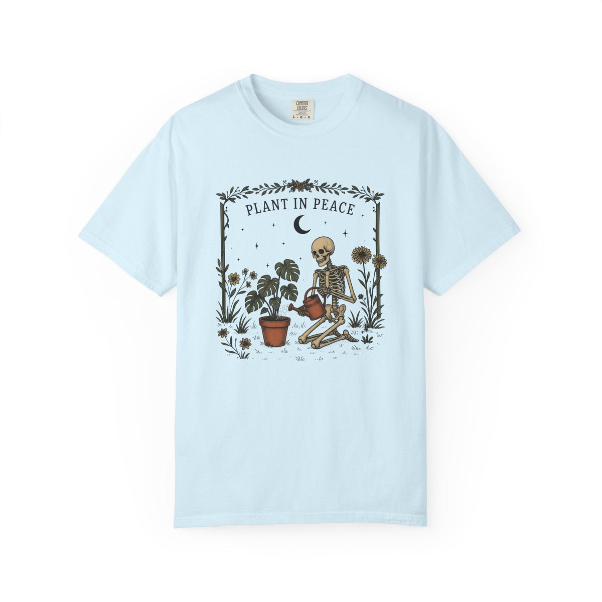 Skeleton Gardening Shirt Halloween Plant Unisex Gift Boho product image 2