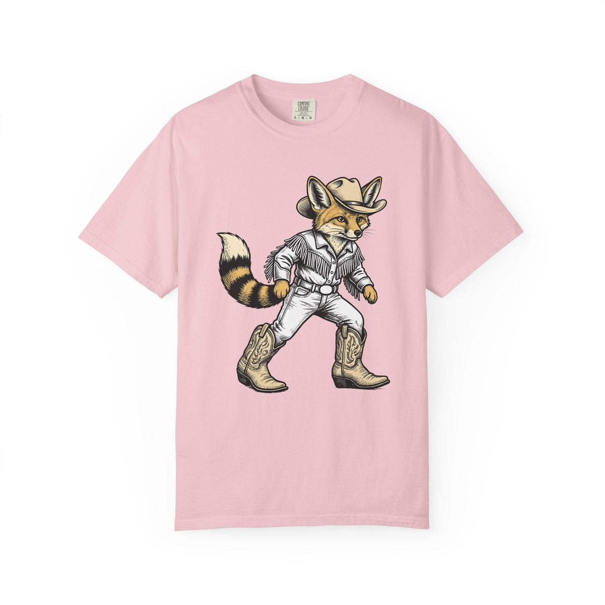 Fox Cowgirl Shirt Fauna Gift for Women Hand Drawn Tee Vixen product image 3