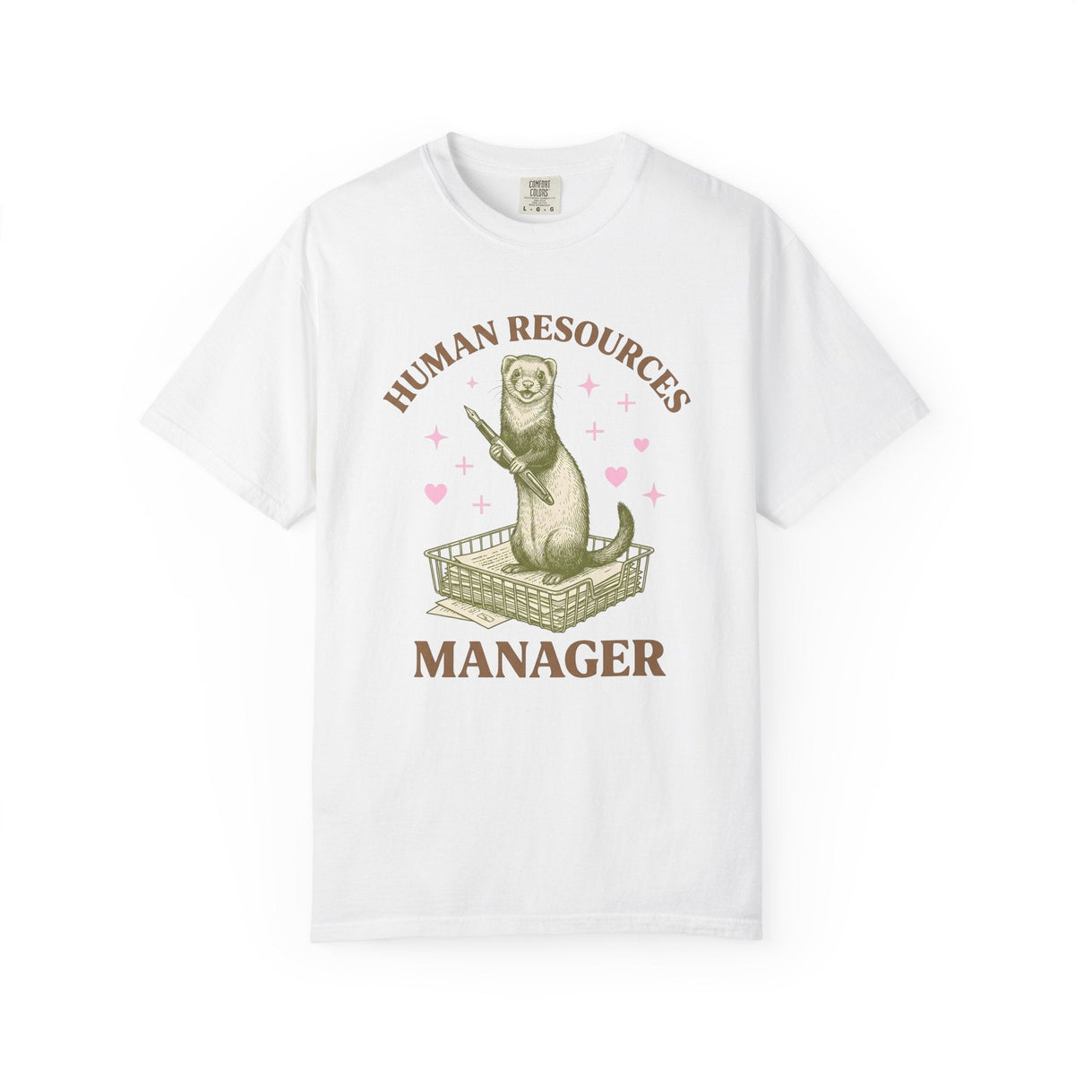 Ferret Enclosure Distressed T-Shirt – Funny Critter Pet product image 1
