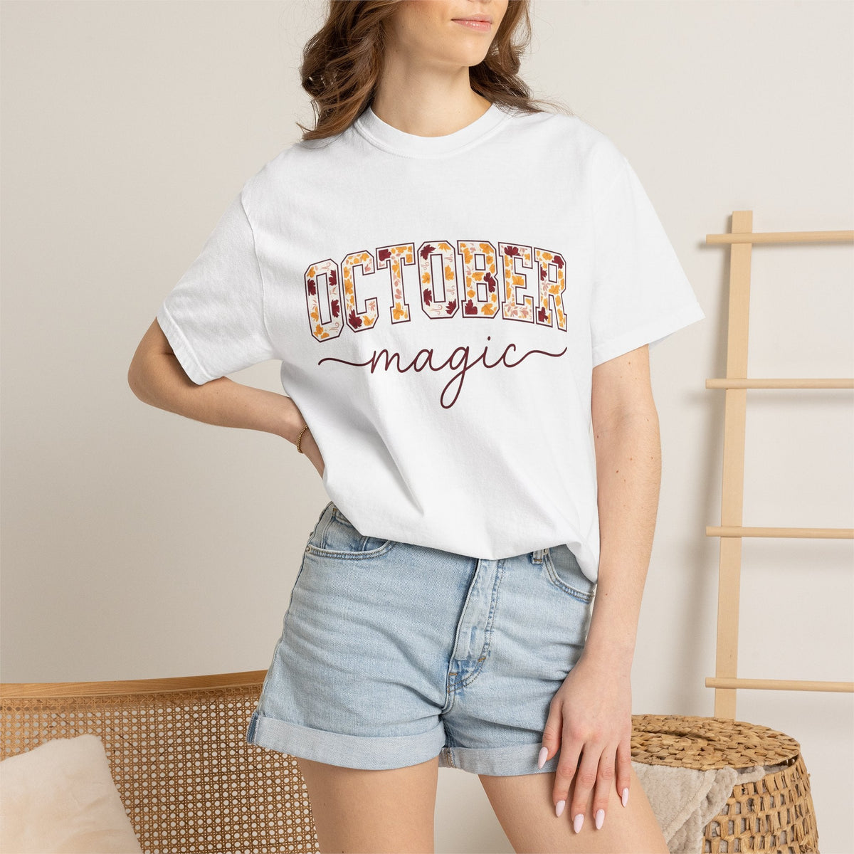 Autumn Leaf Vintage T-Shirt – Fall Thanksgiving Design product image 6