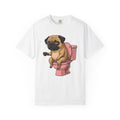 Pug Mocha Shirt Dog Satire Unisex Gift Animated Tee Pugs product image 1