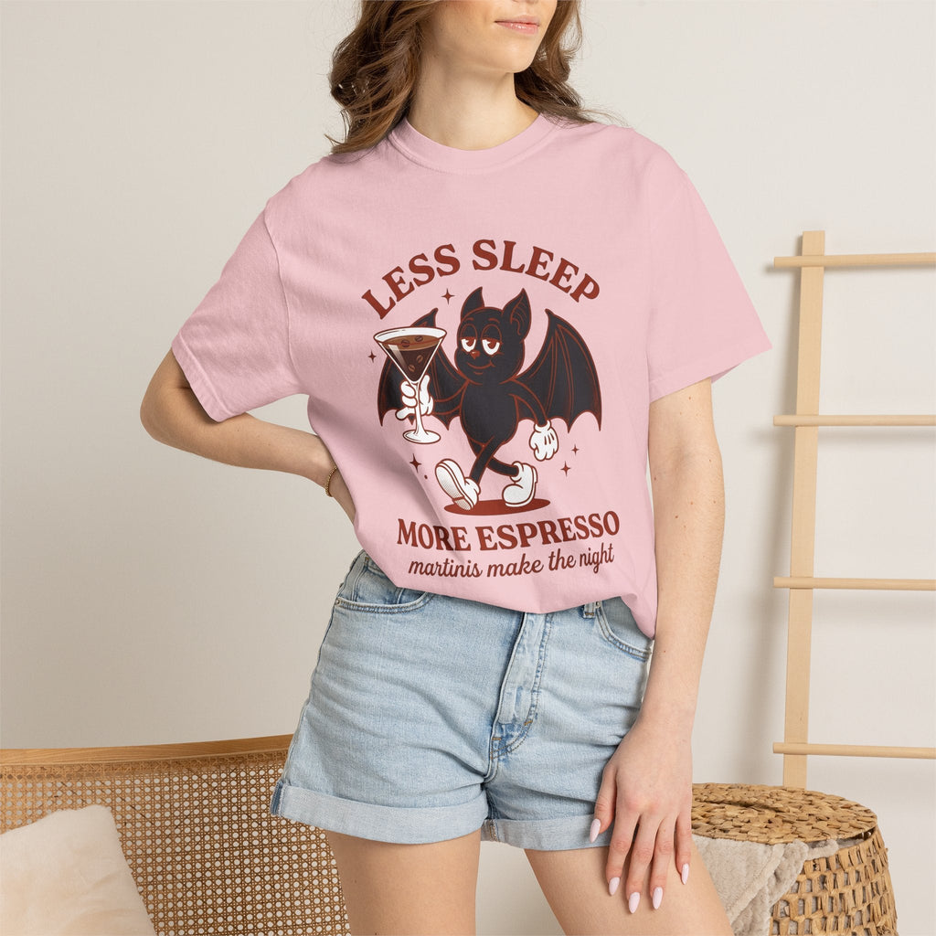 Bat Drink Shirt Coffee Joke Unisex Gift Vintage Tee product image 13