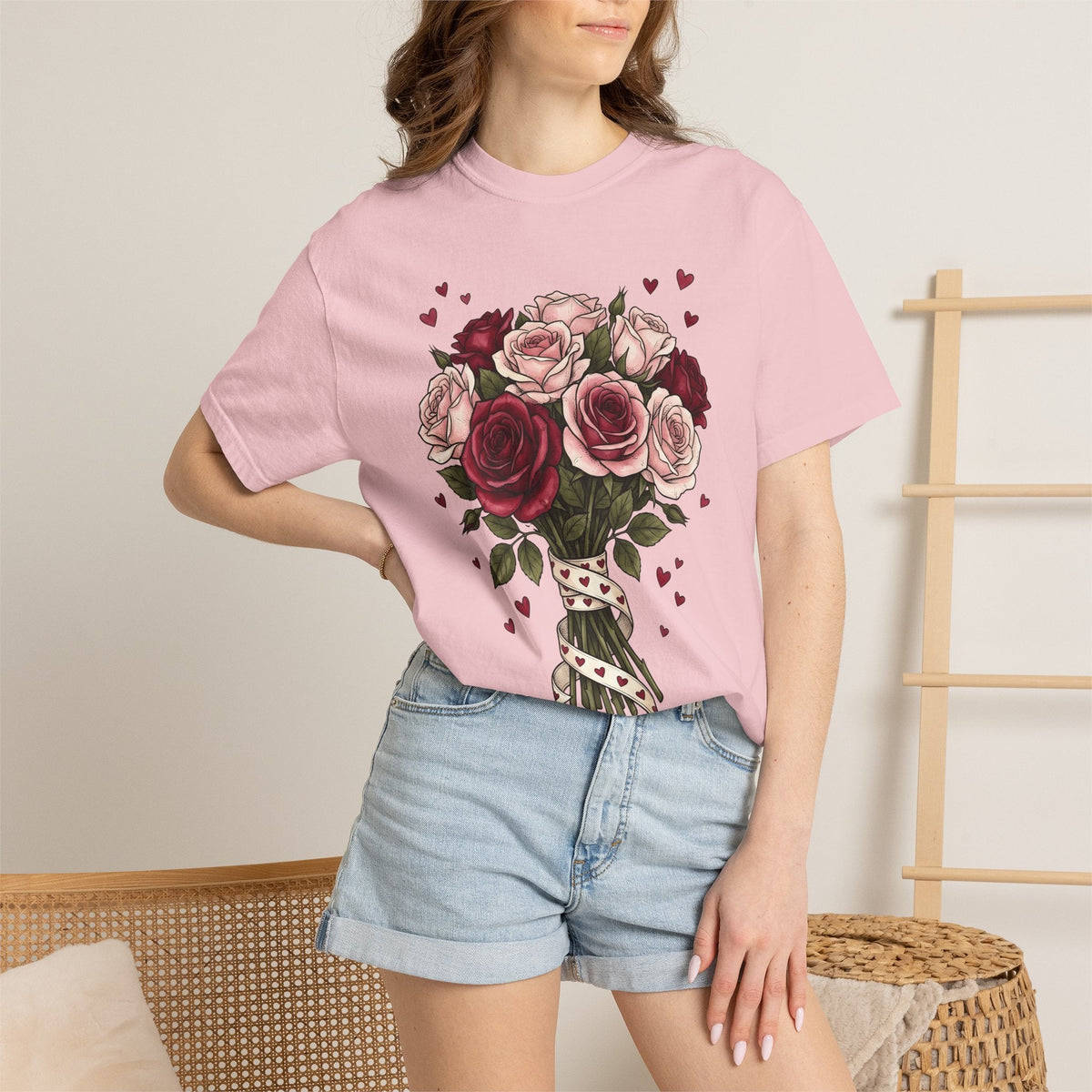 Flower Bouquet Shirt St. Valentines Day Blossoms Unisex product image 12