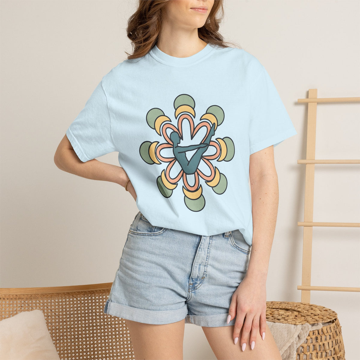 Meditation Pose Shirt Yoga Mindfulness Unisex Gift Hippie product image 9