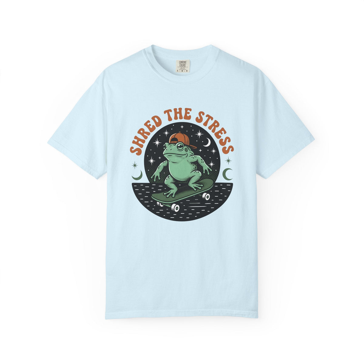 Frog Skateboard Shirt Sports Animal Unisex Gift Vintage Tee product image 2