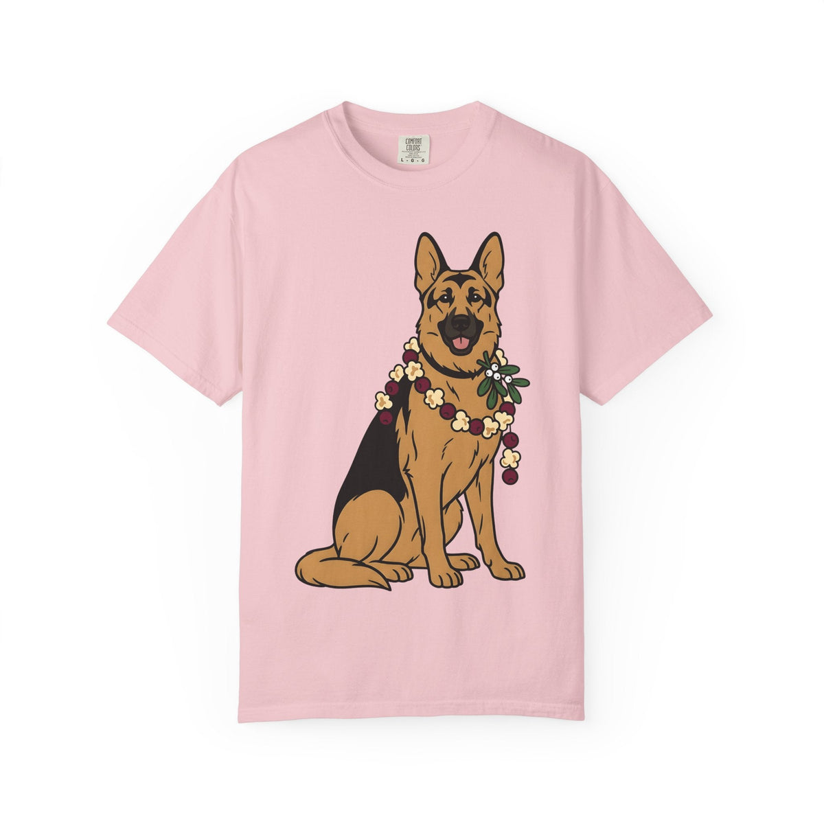 German Shepherd Shirt Dog Christmas Unisex Gift Cartoon Tee product image 3