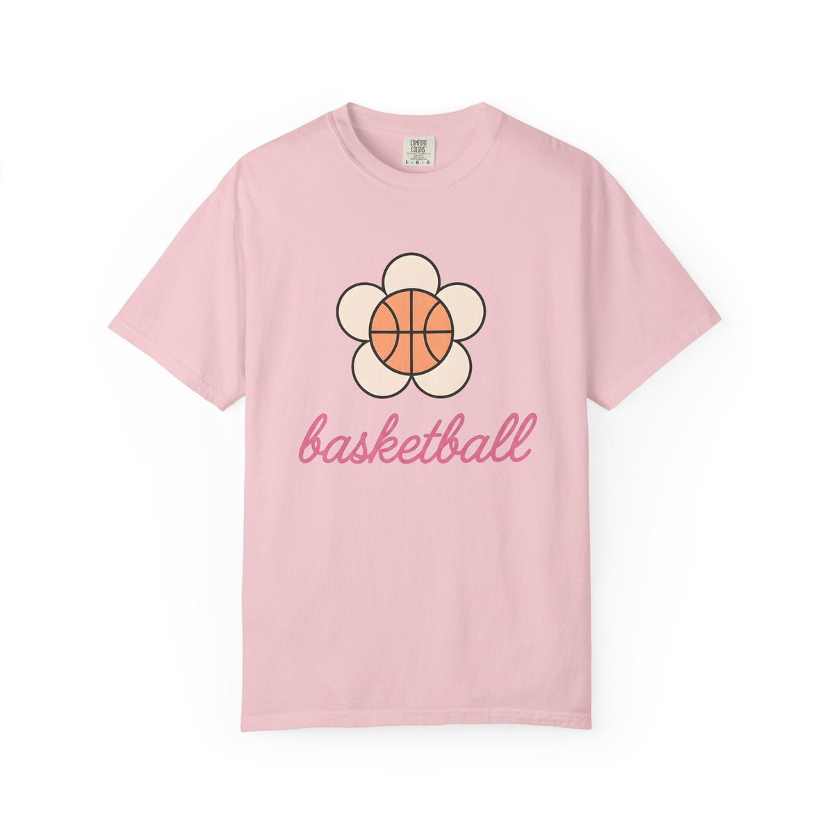 Basketball Petal Shirt Garden Unisex Gift Flat Tee Flower product image 3